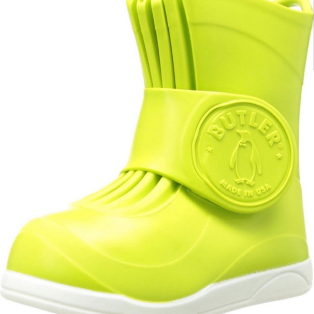 Butler Overboot Green size 10 11 12 NWT Rainboot Galosh Wellies Kids